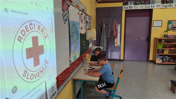 Rdeči križ za prvošolce